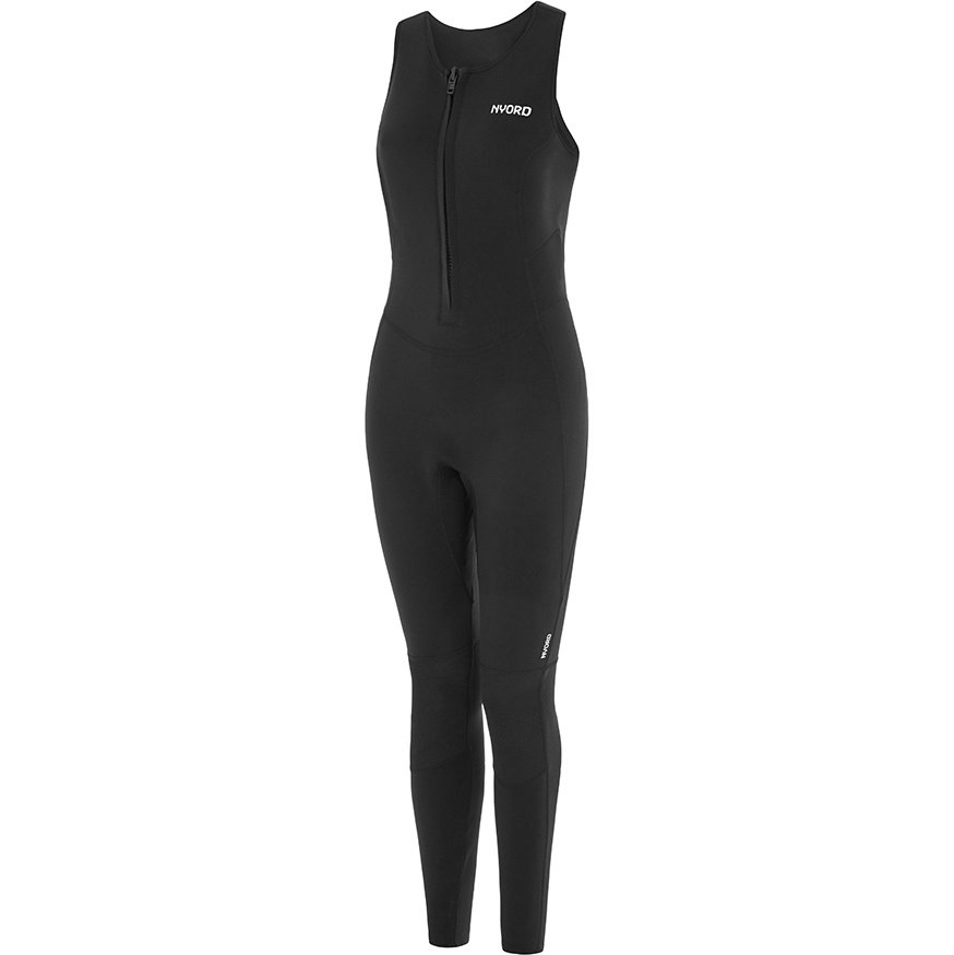 2025 Nyord Womens Tempus 2/2mm Front Zip Long Jane Wetsuit N04BA00012 - Preto
